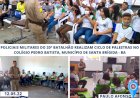 Policiais Militares do 20º Batalhão Realizam ciclo de palestra no colégio Pedro Batista em Santa Brígida/Ba