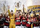Flamengo comemora o titulo da copa do Brasil de 2022 com muita festa