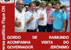 Gordo de Raimundo acompanha visita do governador Jeronimo Rodrigues em Banzaé Ba
