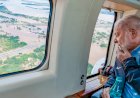 Lula sobrevoa áreas atingidas por enchentes no Rio Grande do Sul
