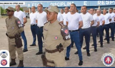 Batalhão de Paulo Afonso recebe nova turma do Curso de Formação de Soldados da PM