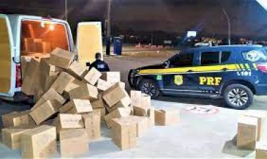 Carga de cerca 244 mil maços de cigarro nacional sem nota fiscal é retida no sudoeste da Bahia