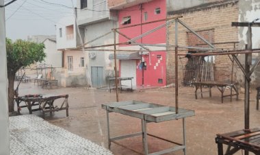 Santa Brigida - Muita  Chuva, chamaram a atenção na tarde e noite de domingo