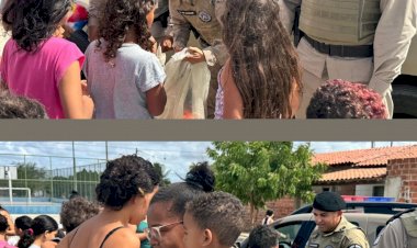 PMBA, Atavés Do 20º BPM E CPR-NE, Realiza Entrega De Brinquedos a Crianças Dos Bairros Marina França e Sargento Jaime, Em Paulo Afonso