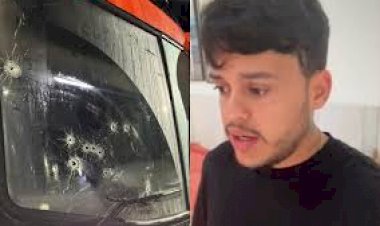 Ônibus com músicos e produtores do cantor Thiago Aquino é alvo de tiros em tentativa de assalto na BA