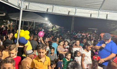 Neguinho de João Galego e amigos  promove festa histórica em homenagem ao Dia das Crianças em Santa Brigida