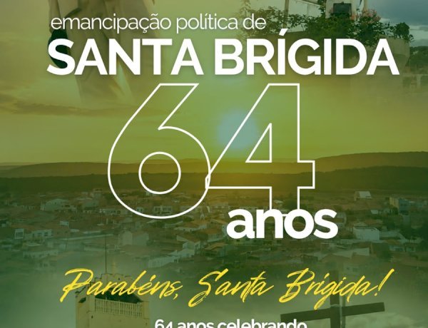 Santa Brigida 64 anos de Emancipação Politica neste 27 de julho