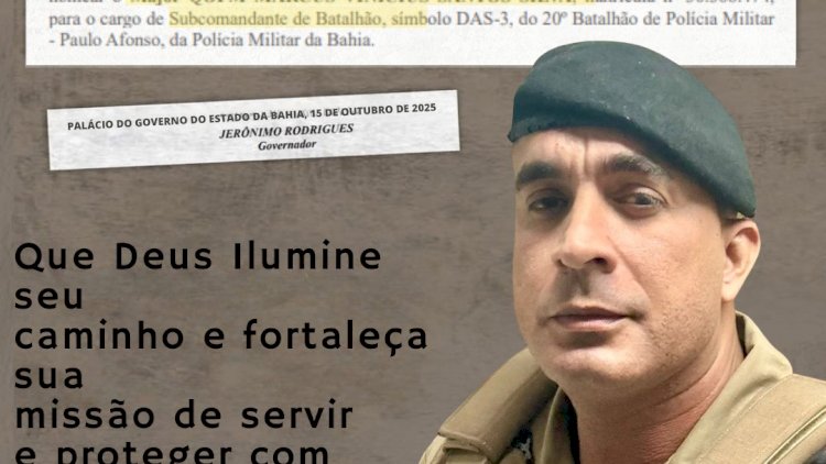 Major PM Marcus Vinicius Assume o Subcomando Do 20º Batalhão De Policia Militar