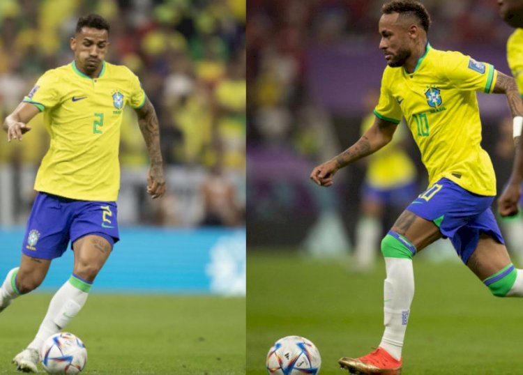 Neymar e Danilo estão fora da fase de grupos da Copa