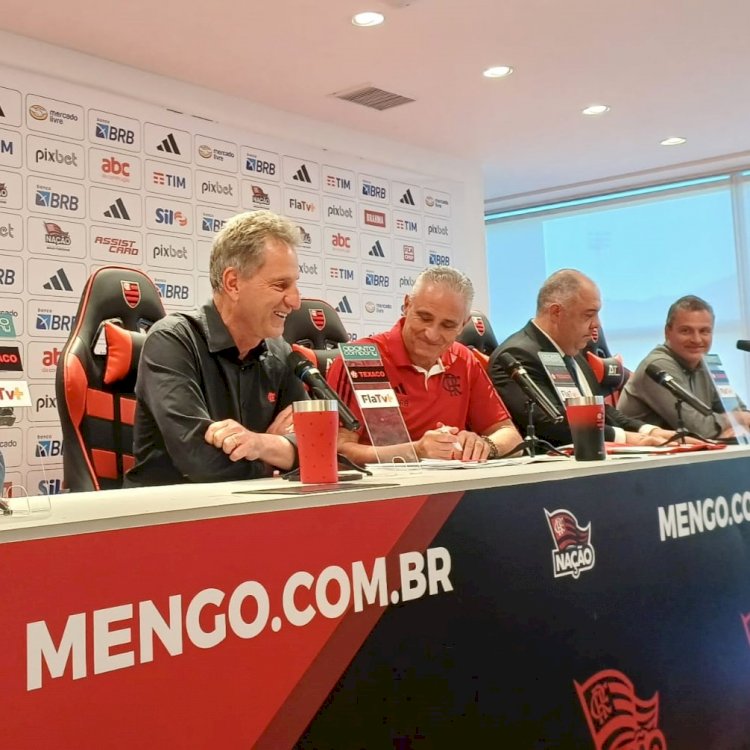 Apresentado no Flamengo, Tite destaca objetivo até dezembro: ‘É classificar à Libertadores’