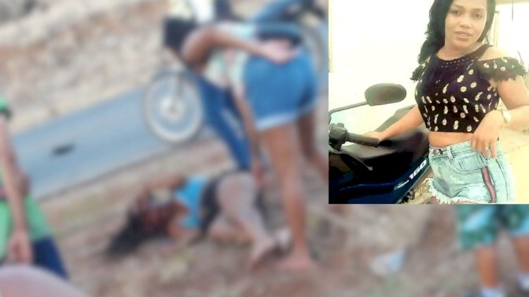 Santa Brigida - Acidente de moto na curva  do lixão deixa mulher gravimente ferida